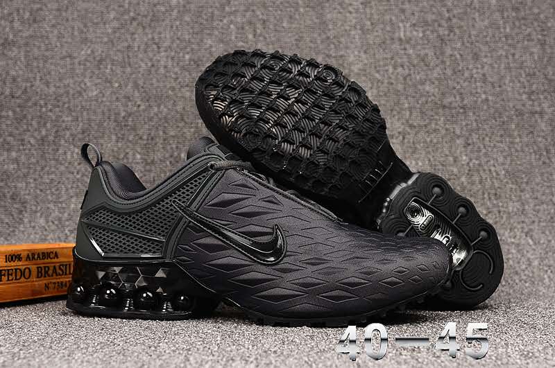 Nike Shox Reax Run Carbon Black Shoes - Click Image to Close
